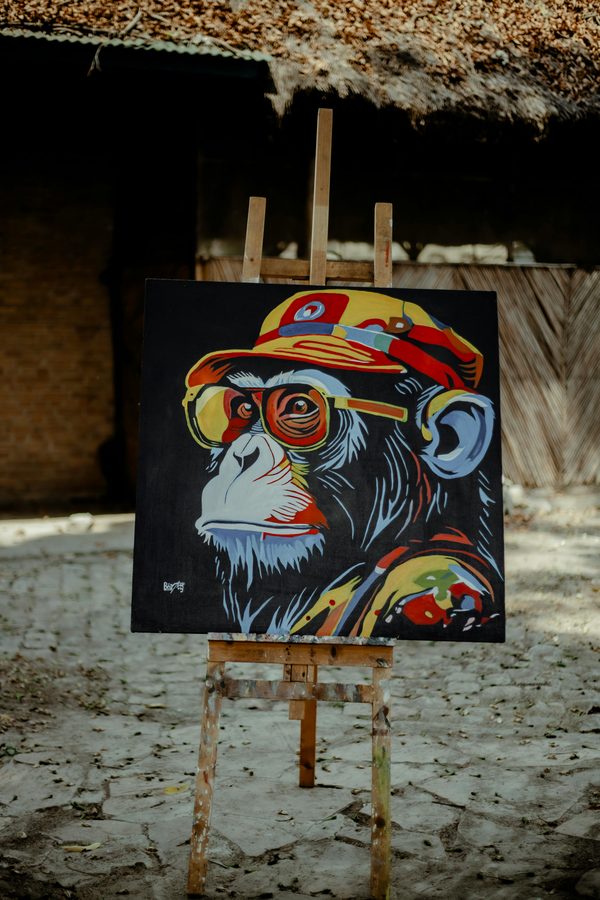 Plongez dans l'univers créatif de la collection tableau singe