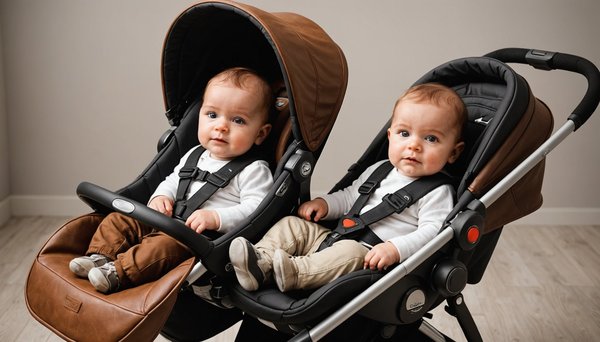 Poussette cuir : style et confort pour votre bébé